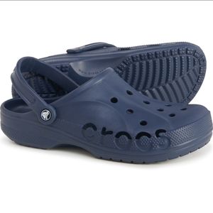 NWT Navy Blue GRAPHIC CROCS